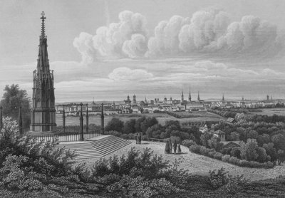 Vue de Berlin depuis le Kreuzberg - German School