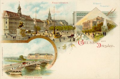 Vues de Dresde, Allemagne - German School