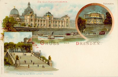 Vues de Dresde, Allemagne - German School