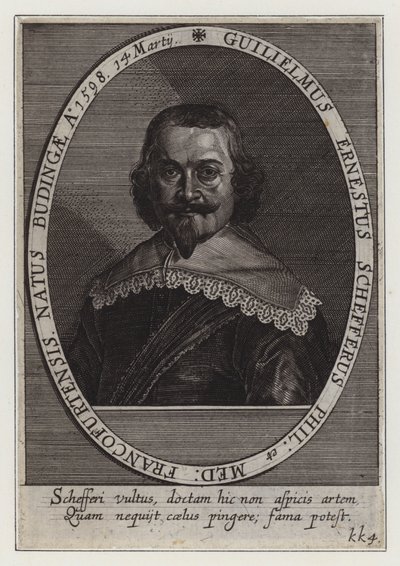 Wilhelm Ernst Scheffer, médecin allemand (gravure) - German School