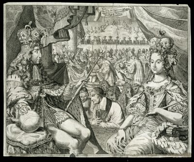 Guillaume III (1650-1702) et Marie II (1662-94) Roi et Reine de Grande-Bretagne et d