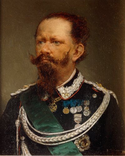 Portrait de Victor Emmanuel II - Gerolamo Induno