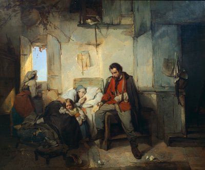 Le retour du soldat blessé - Gerolamo Induno