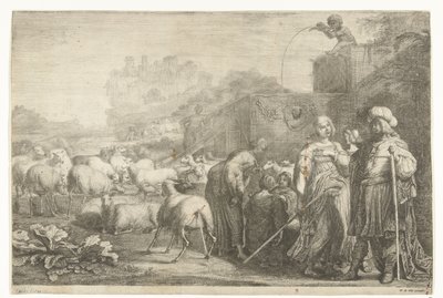 Jacob parle avec Rachel - Gerrit Bleker