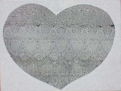 Neige au cœur, 2023 (acrylique sur toile) - Gerrit Greve