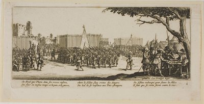 Recrutement des troupes, deuxième planche de l
