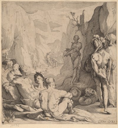 Jean-Baptiste prêchant - Gerrit Pietersz Sweelinck