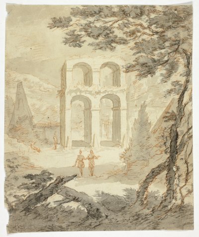 Figures parmi les ruines classiques - Gerrit Rademaker