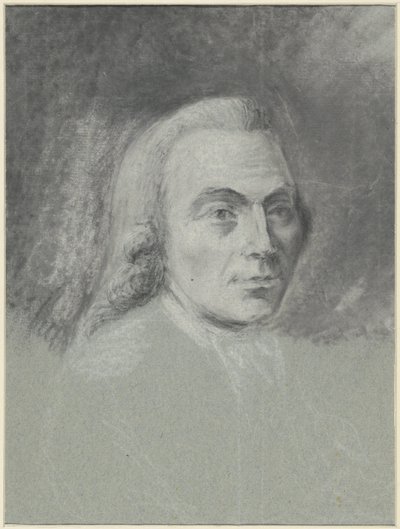 Autoportrait de Gerrit Zegelaar, avec perruque - Gerrit Zegelaar