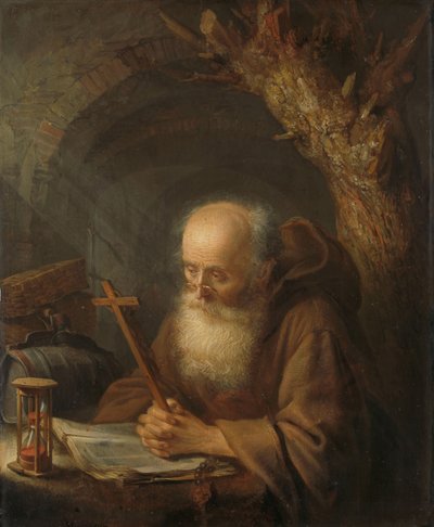 Un ermite - Gerrit or Gerard Dou