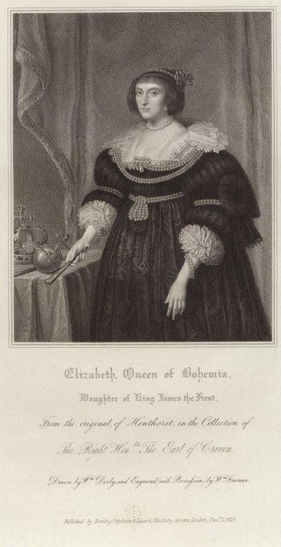 Élisabeth, reine de Bohême - Gerrit van Honthorst