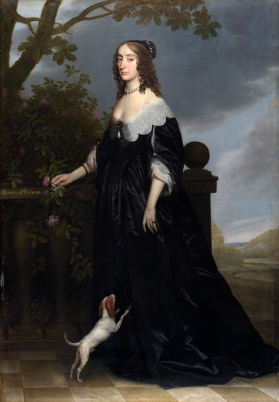 Elizabeth Stuart 1596-1662, Reine de Bohême, 1642 - Gerrit van Honthorst