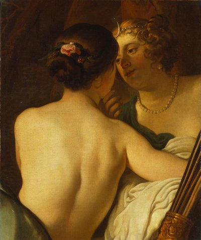 Jupiter sous les traits de Diane séduisant Callisto - Gerrit van Honthorst