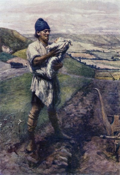 "Dans un champ labouré, le laboureur t