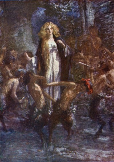 "Les satyres dansaient autour d