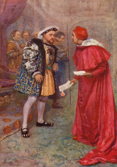 La pièce de William Shakespeare : Henry VIII - Gertrude E. Demain (after) Hammond