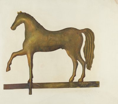 Girouette en forme de cheval, vers 1940 - Gertrude Koch