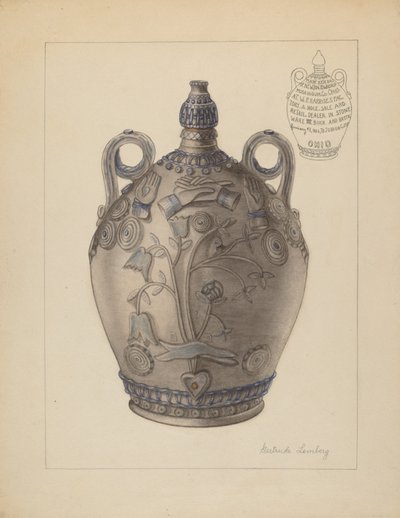 Cruche avec bouchon, vers 1937 - Gertrude Lemberg