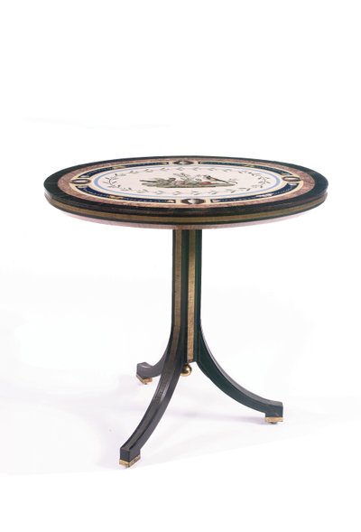 Table en micromosaïque, Rome, fin du XVIIIe siècle - Giacomo (attr. to) Raffaelli