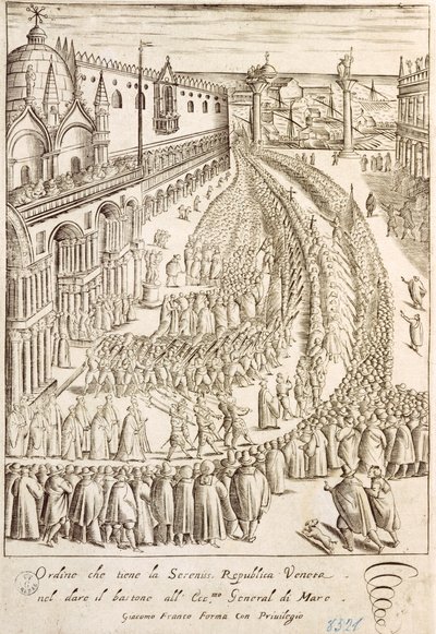 Cérémonie à Venise pour la remise du bâton de commandement au Chef Amiral - Giacomo Franco