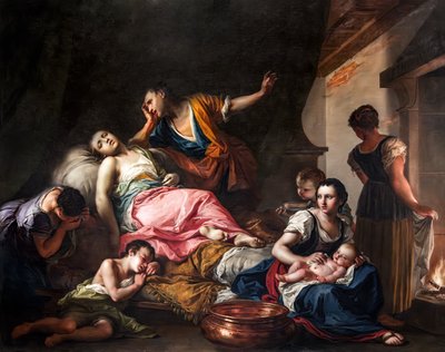 La mort de Rachel - Giambettino Cignaroli