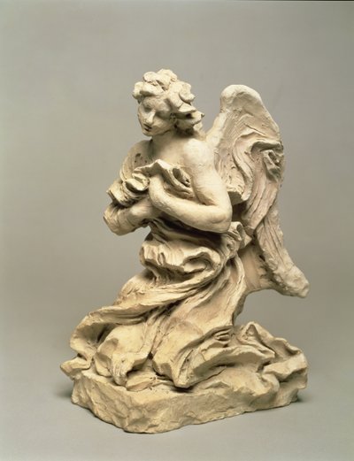 Ange agenouillé, c.1674-75 - Gian Lorenzo Bernini