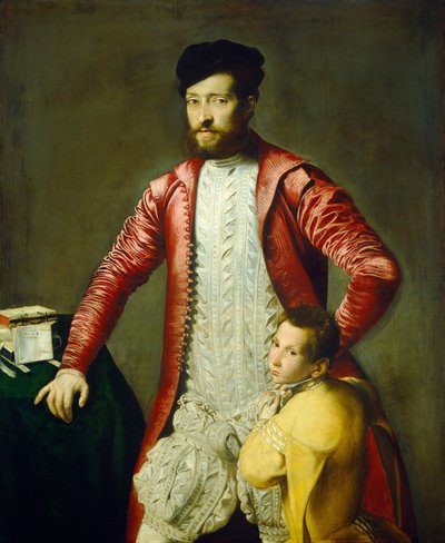 Alessandro Alberti avec un page - Gian Paolo Pace