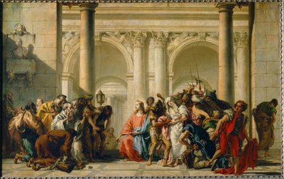 Le Christ et la femme adultère Christ and the adulteress ... - Giandomenico (1727-1804) Tiepolo