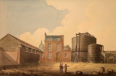 Vue des Usines à Gaz Phoenix, Bankside - Gideon Yates