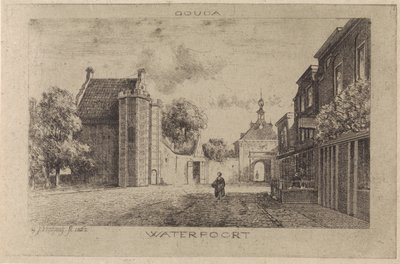 Vue de la Porte de l