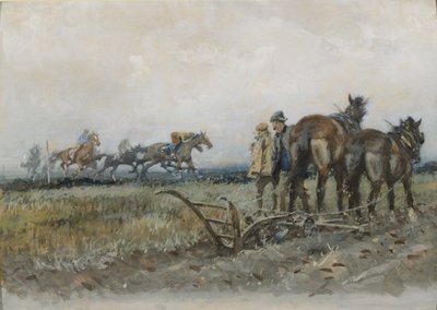 Chevaux de course à l