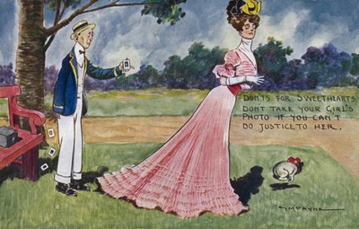Conseils pour les amoureux : ne prenez pas la photo de votre fille si vous ne pouvez pas lui rendre justice - Gilbert Morris Payne