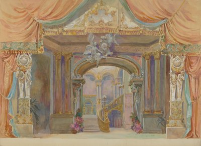 Décor de scène, vers 1938 - Gilbert Sackerman