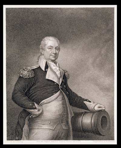 Major Général Henry Knox gravé par John Francis Eugene Prud