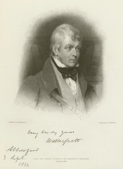 Sir Walter Scott - Gilbert Stuart Newton