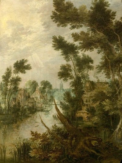 Scène fluviale, 1614 - Gillis Claesz d Hondecoeter