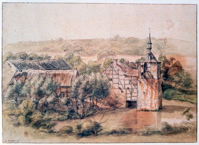 Paysage avec maisons, vers 1643-1687 - Gillis Neyts