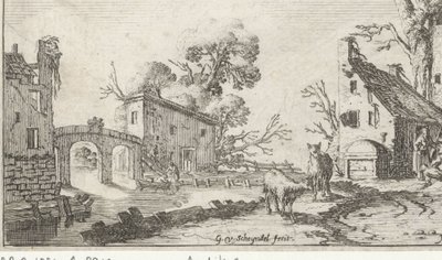 Ferme et tour près d