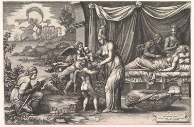 Allégorie de la naissance - Giorgio Ghisi