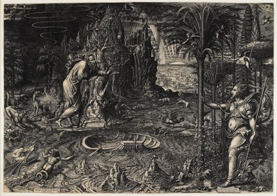 Allégorie de la vie (Le rêve de Raphaël) - Giorgio Ghisi