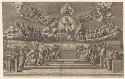 Dispute sur le Saint-Sacrement - Giorgio Ghisi