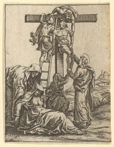 La Vierge des Douleurs : La Descente de Croix - Giorgio Ghisi