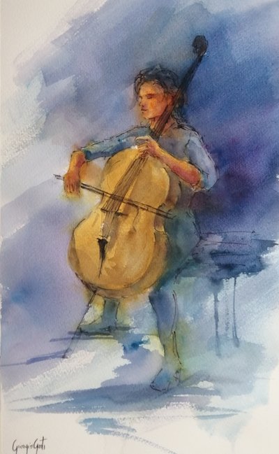Une interprétation sereine au violoncelle - Giorgio Gosti