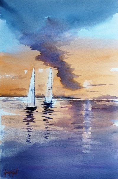 Voiliers « Serene Sunset » - Giorgio Gosti