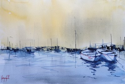 Réflexions sur la marina - Giorgio Gosti