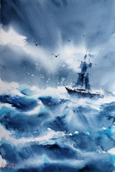 Un bateau dans la tempête 3 - Giorgio Gosti