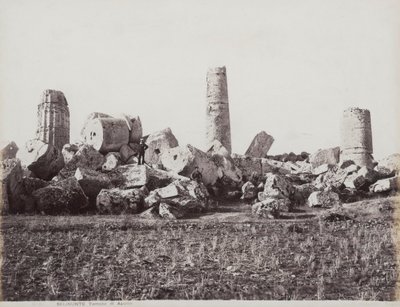 Les vestiges du temple d
