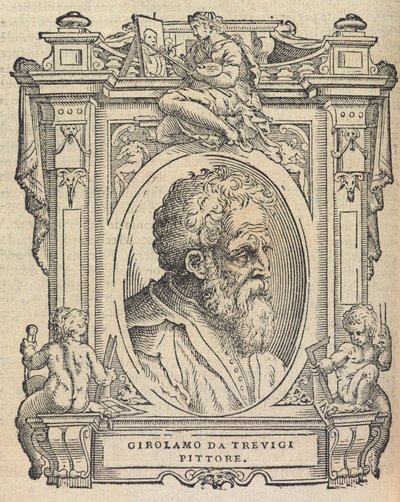 Houghton Typ 525 68.864 - Vasari, Les Vies - Girolamo da Trevigi - Giorgio Vasari
