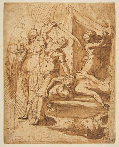 Judith enthauptet Holofernes - Giorgio Vasari