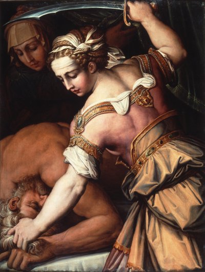 Judith et Holopherne, vers 1554 (huile sur panneau) - Giorgio Vasari
